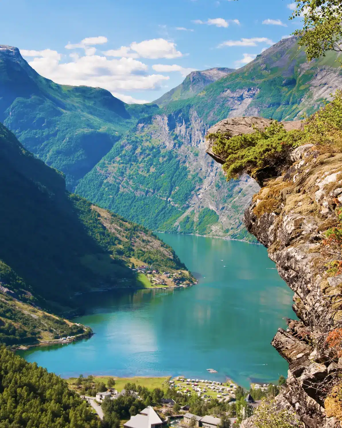 World famous and UNESCO-protected, Geirangerfjord in Norway.